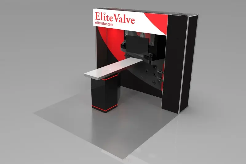 6x3 China Manufactured Modular Trade Show Booth with LED Light Box for Builders Hardware Exhibitions