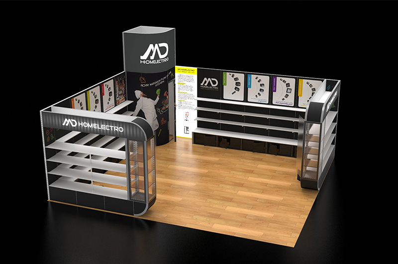 Modular booth design
